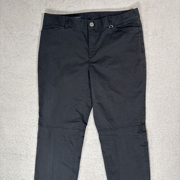 Brooks Brothers Pants Womens Size 8 Natalie Fit Black Preppy Career Office Basic - Picture 3 of 13